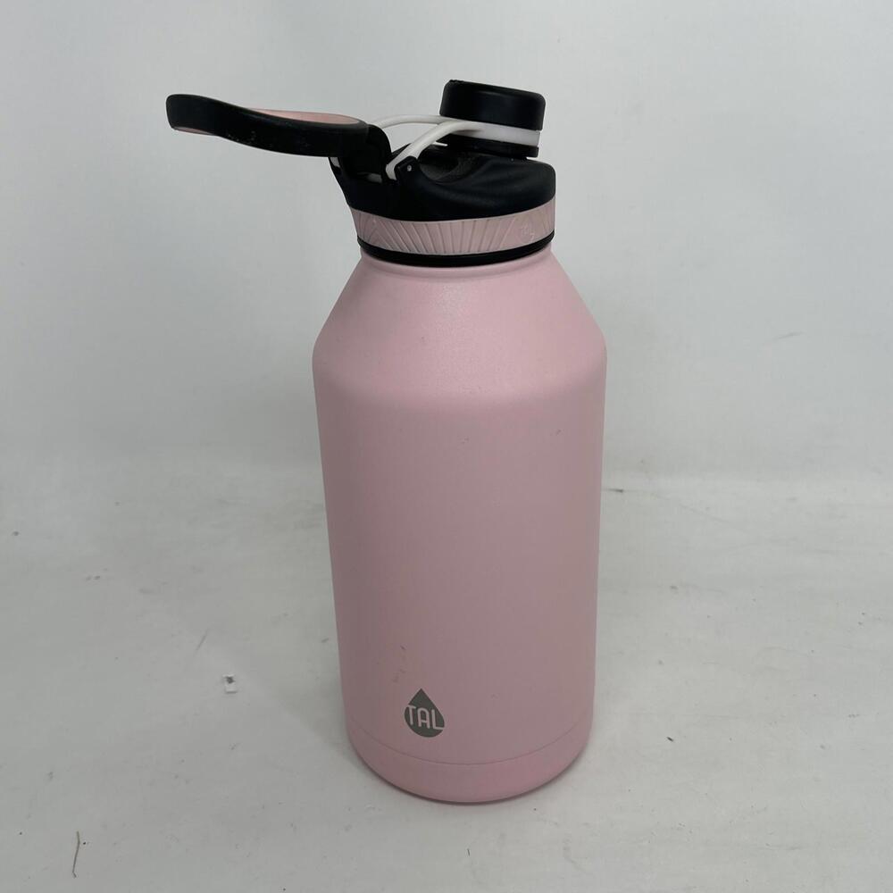 TAL 64 oz Ranger Pro Stainless Steel Water Bottle, Pink, preowned